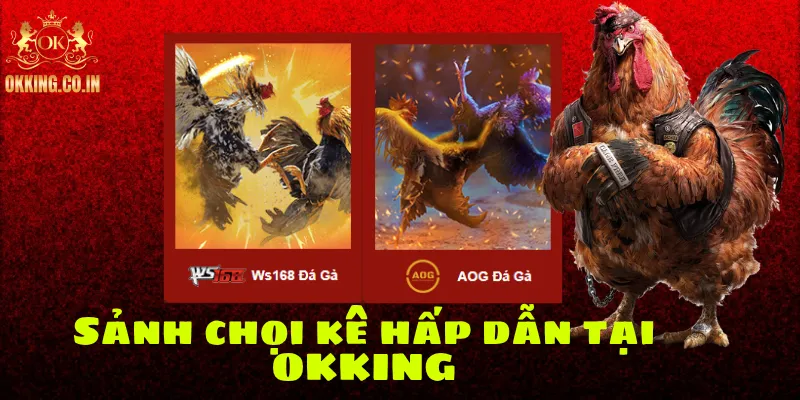 Sảnh chọi kê hấp dẫn tại OKKING