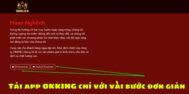 Tải app OKKING chỉ với vài bước đơn giản