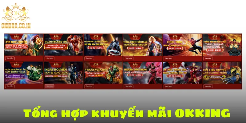 Tổng hợp khuyến mãi OKKING